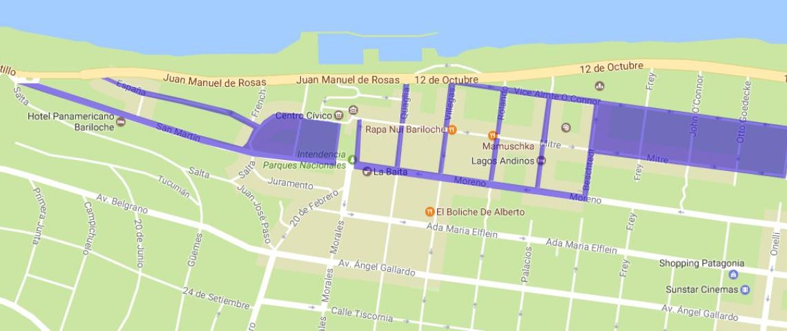 Estacionamiento medido en Bariloche