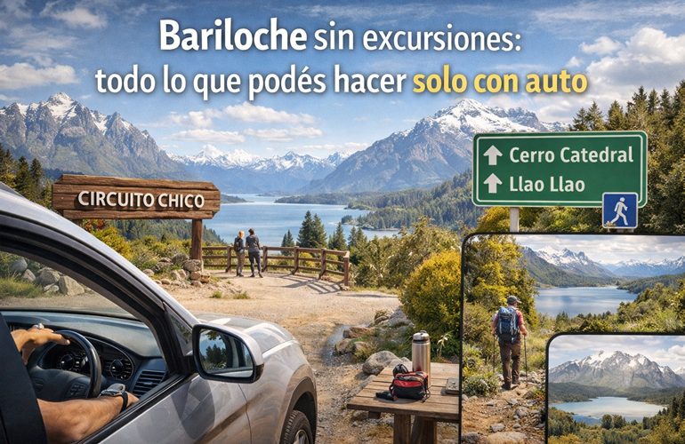 Bariloche sin excursiones: todo lo que podés hacer solo con auto