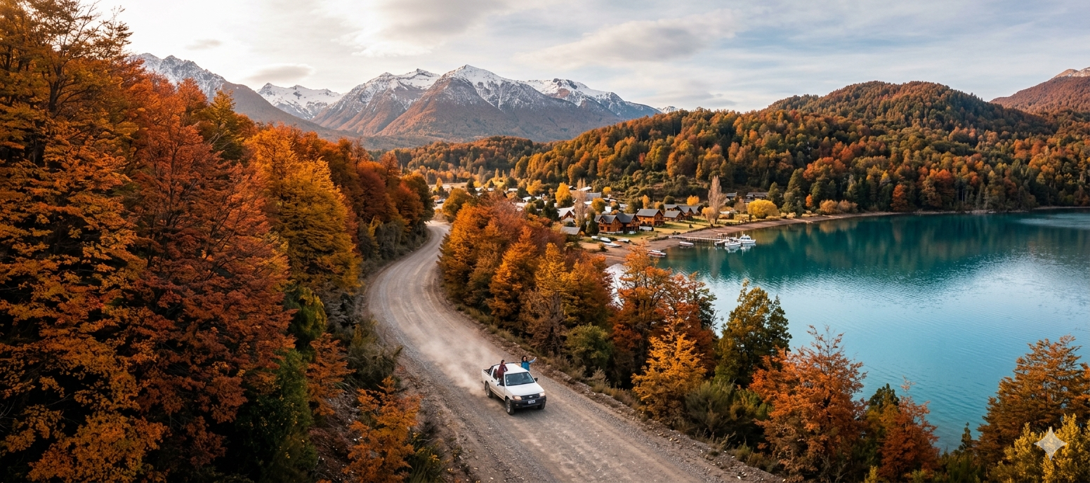 Villa Traful en otoño: naturaleza, ripio y una experiencia única