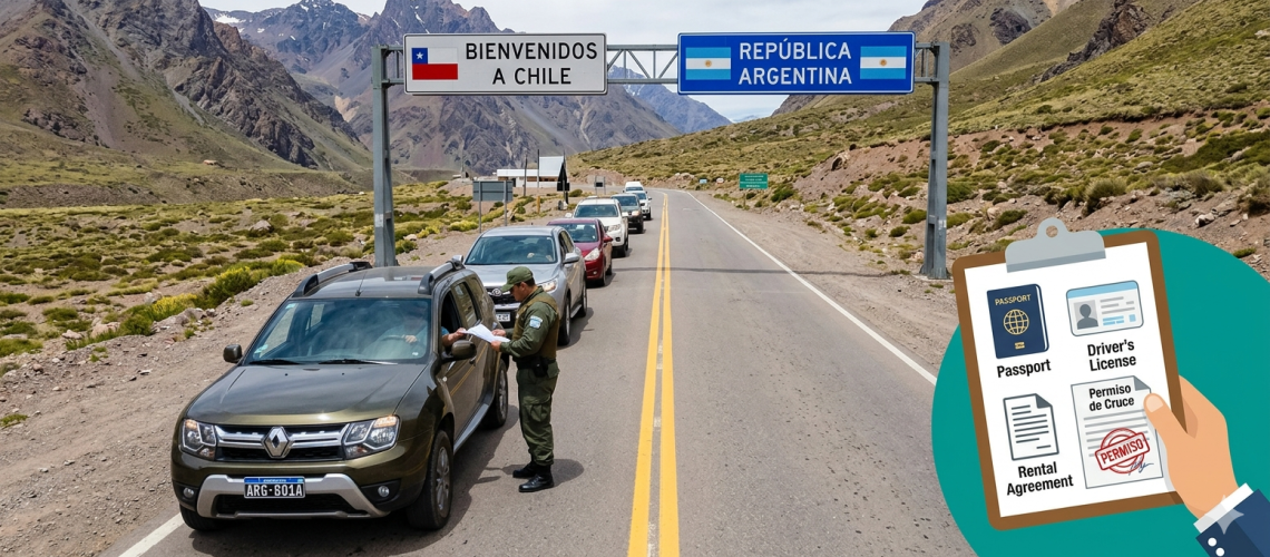 Todo lo que necesitás saber para cruzar a Chile en auto alquilado