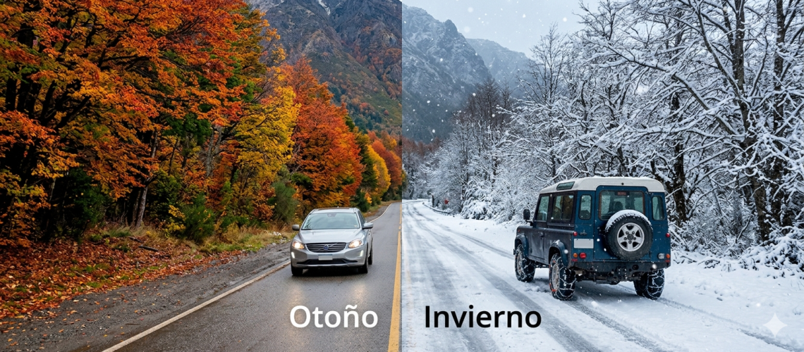 Qué cambia en Bariloche entre otoño e invierno para manejar