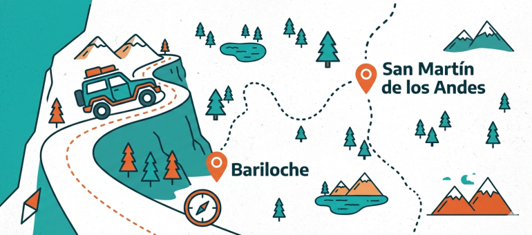 Cómo organizar un roadtrip desde Bariloche a San Martín de los Andes
